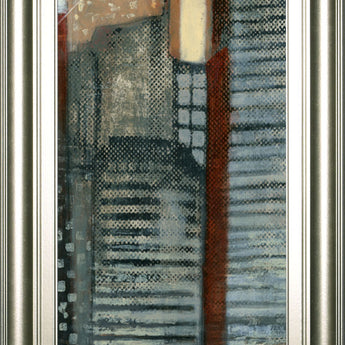 Urban Landscape V By Norman Wyatt - Framed Print Wall Artt - Dark Gray