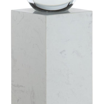 Sellner - 12" Sculpture - Clear / White