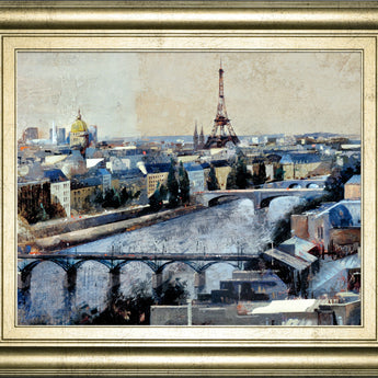 Paris By Marti Bofarull - Framed Print Wall Art - Dark Gray