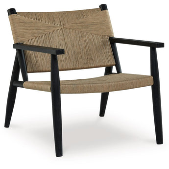 Halfmore - Negro / Natural - Silla decorativa