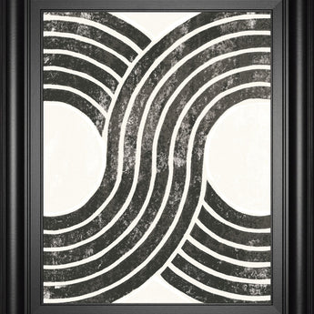 Over The Rainbow BW II By Moira Hershey - Framed Print Wall Art - Black