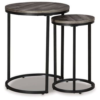 Briarsboro - Accent Table Set (Set of 2) - Black / Gray
