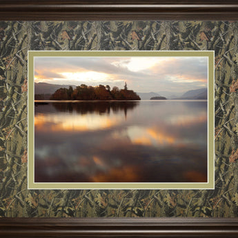 Golden Lake By Peter Adams - Dark Gray