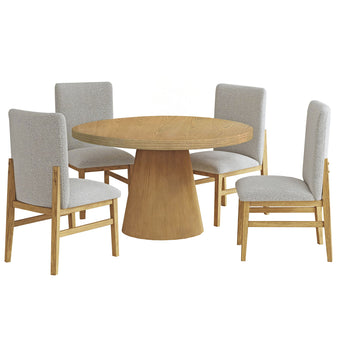 Portland - Juego de comedor rectangular