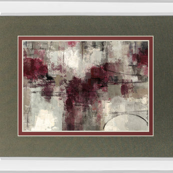 Stone Gardens By Silvia Vassileva - Mirror Framed Print Wall Art - Purple