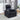 Cyrus - Sillón reclinable tapizado con brazos - Negro