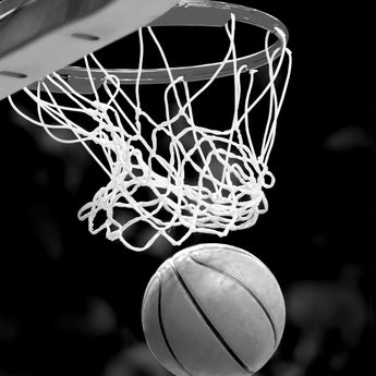 "Slam Dunk Moment" Gloss Canvas - Black / White