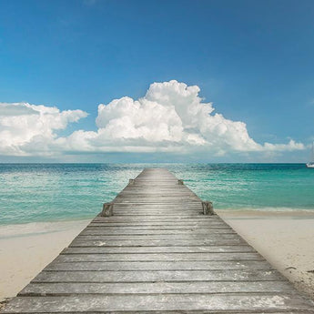 Infinity Pier By Danita Delimont (Framed Small) - Blue