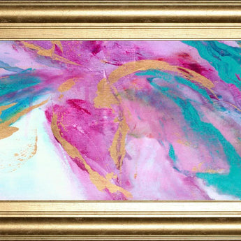 18x42 Magenta Colores II By Suzanne Wilkins - Purple
