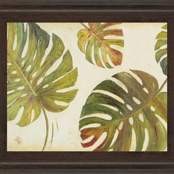 Organic I By Patricia Pinto - Framed Print Wall Art - Green