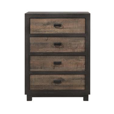 Harlington - 4-Drawer Chest - Dark Chocolate