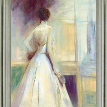Evening Repose - 28" x 34" Framed Wall Art - Beige