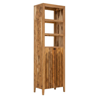 Porter - 2 Door Bookcase - Brown