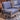 Half Moon Beach - Blue / Gray - Swivel Lounge With Cushion
