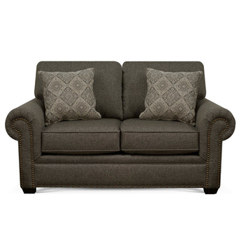 Brett - Loveseat con clavos