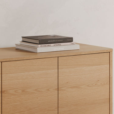 Round Off - Sideboard - Light Brown / Oak