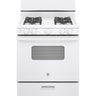 GE 30" Freestanding Gas Range, White - JGBS10DEMWW