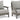 Visola - Lounge Chair w/Cushion (Set of 2) - Gray