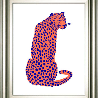 22x26 Bright Leopard II By Emma Scarvey - Pink