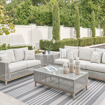 Seton Creek - 4 Pc. - Lounge Set - Gray