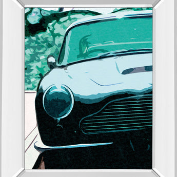 Aston Classic By Malcolm Sanders - Mirror Framed Print Wall Art - Green