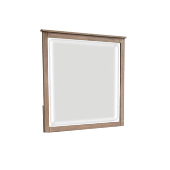 Natural Parota - Mirror - Brown Cappuccino