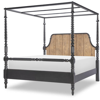 Vintage Market - Complete Bobbin Post Canopy Bed