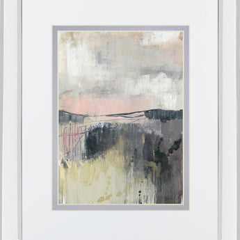 Blush Horizon I By Jennifer Goldberger - Gray