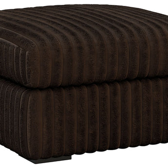 Midnight-Madness - Oversized Accent Ottoman - Chocolate