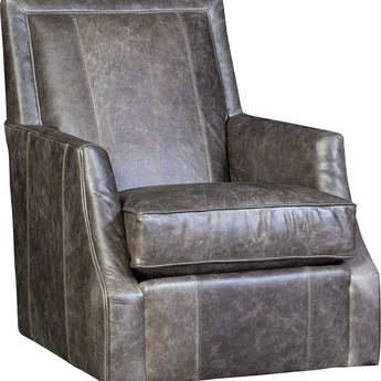 Mayo 2325 Series Swivel Glider Chair with Flared Arms - Leather