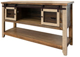 Antique Sofa Table With 4 Drawers Multicolor - alternate view