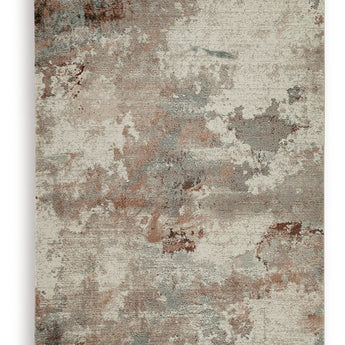Jadenburg - 5' x 8' Rug - Cream / Gray / Sienna