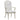 Evangeline - Upholstered Dining Arm Chair With Faux Diamond Trim (Set of 2) - Ivory And Silver Oak