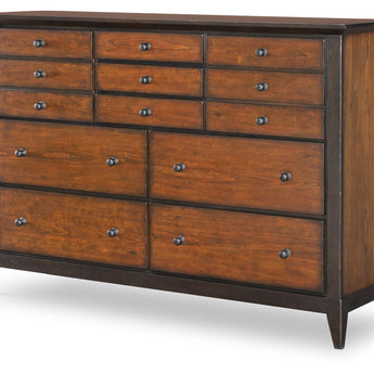 Fenmore - Dresser - Mocha And Distressed Cherry