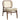 Rayo - Silla decorativa con respaldo de caña de ratán y asiento acolchado
