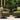 Horizon Hall - Marrón/Verde - Sillón giratorio con cojín