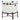 Nancy - Upholstered Vintage Side Table Storage Trunk - White