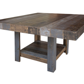 Loft 54" Square Table Two Tone Gray / Brown - Dining Tables at Quality Home Furniture Mesquite
