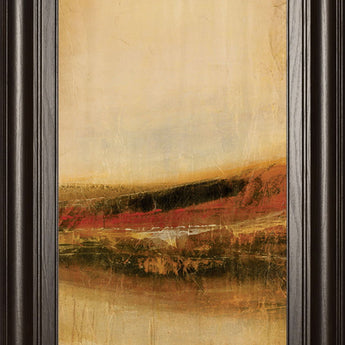 Tall Colour I By Hunter - Framed Print Wall Art - Beige
