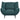 Acton - Upholstered Flared Arm Accent Chair - Teal Blue
