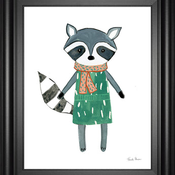 Neighborhood Pals II By Farida Zaman - Framed Print Wall Art - White