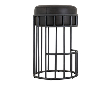 Merlín - Taburete de bar tapizado de 76 cm - Regaliz
