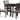 Langwest - Dining Room Table Set (Set of 5) - Brown