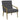 Kirra - Upholstered Metal Arm Accent Chair