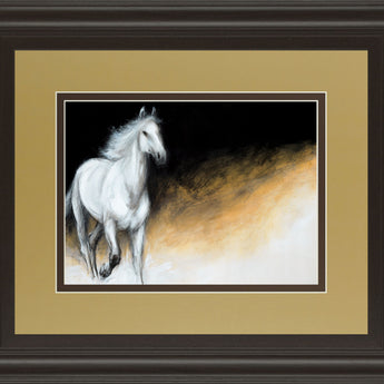 Light And Dark By Milenko Katic - Framed Print Wall Art - Light Brown