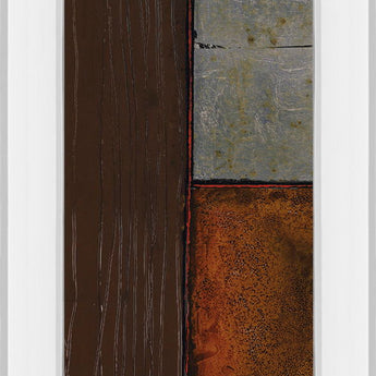 Industry I By Holman Mirror Framed Print Wall Art - Dark Brown