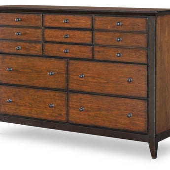 Fenmore - Dresser - Mocha And Distressed Cherry