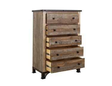 Antique Drawer Chest - detail