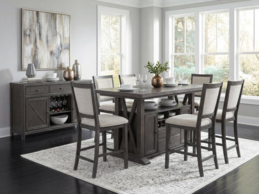 Briarwood - Upholstered Counter Height Chair (Set of 2) - Sable