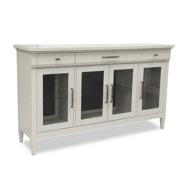 Reflections - Glass Door Server - Cashmere / Dark Roast